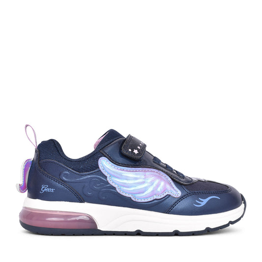 Girls J268vbspaceclub Velcro Trainer In Navy