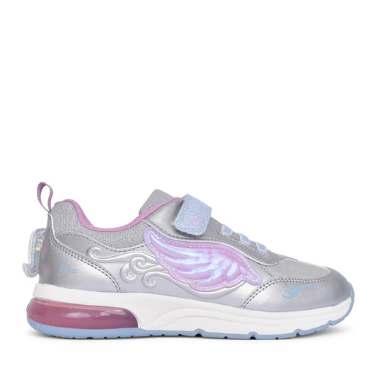 Girls J268vbspaceclub Velcro Trainer In Silver
