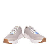 Mens 232040 Arch Fit Laced Trainer In Taupe