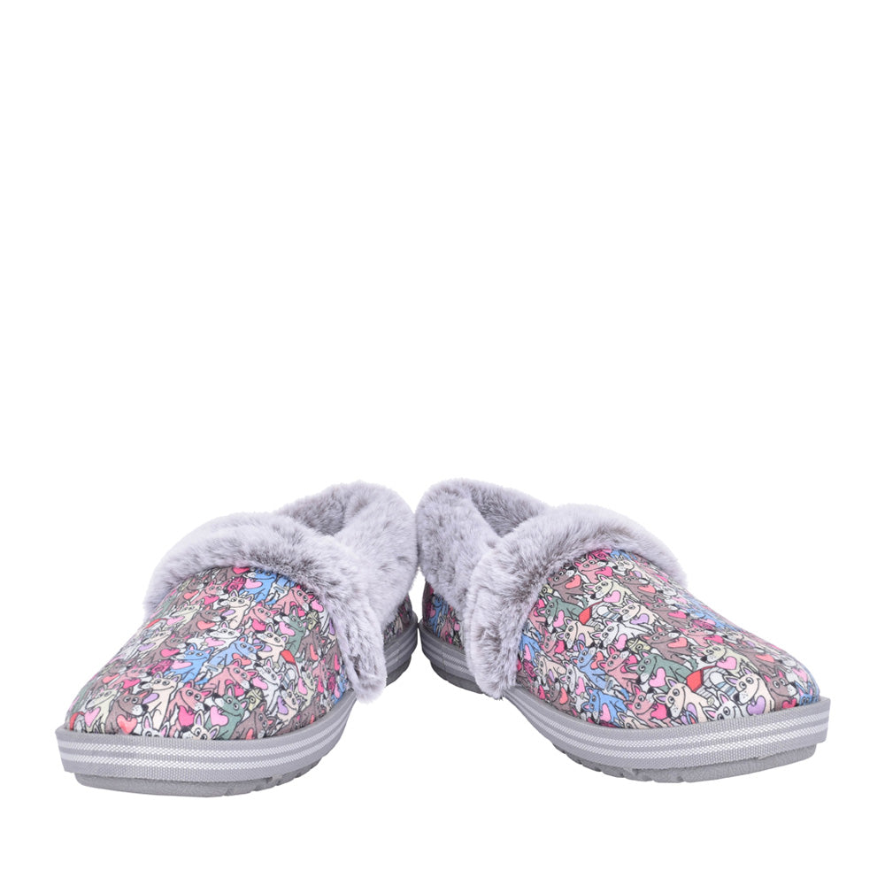 Ladies 113485 Too Cozy Slipper In Multi-colour