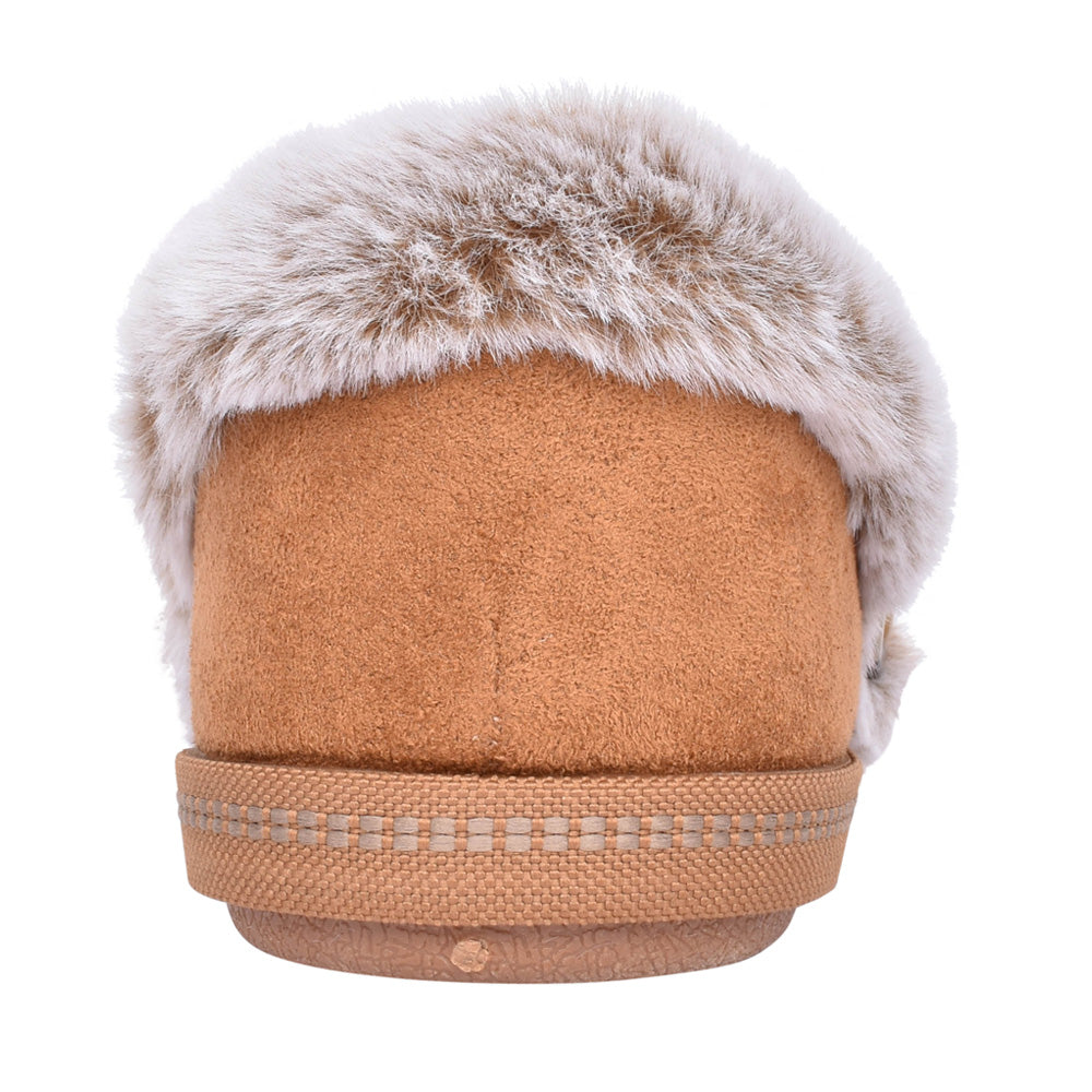 Ladies 167219 Fresh Toast Slipper In Tan