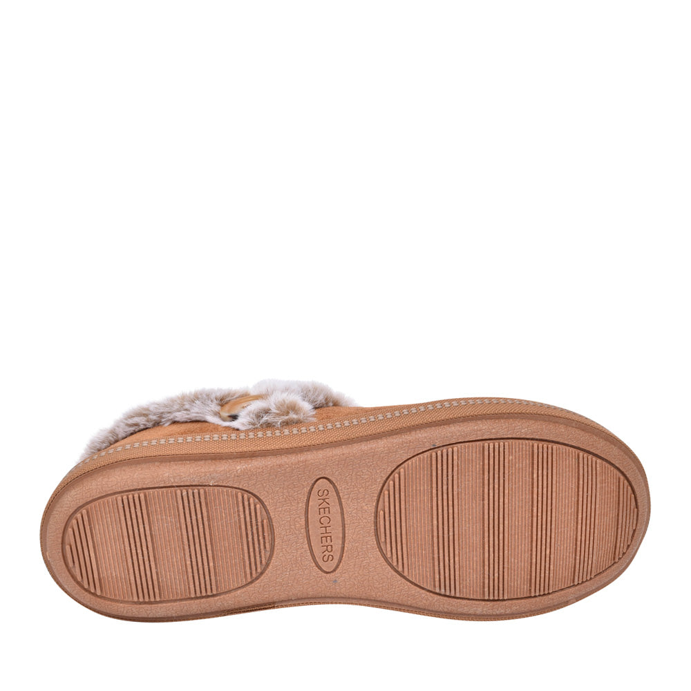 Ladies 167219 Fresh Toast Slipper In Tan