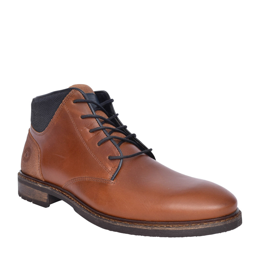 Mens Dark Jedi Laced Ankle Boot In Tan