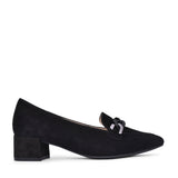 Ladies 91.441  Slip On Court Shoe In Black