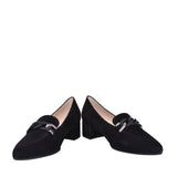 Ladies 91.441  Slip On Court Shoe In Black