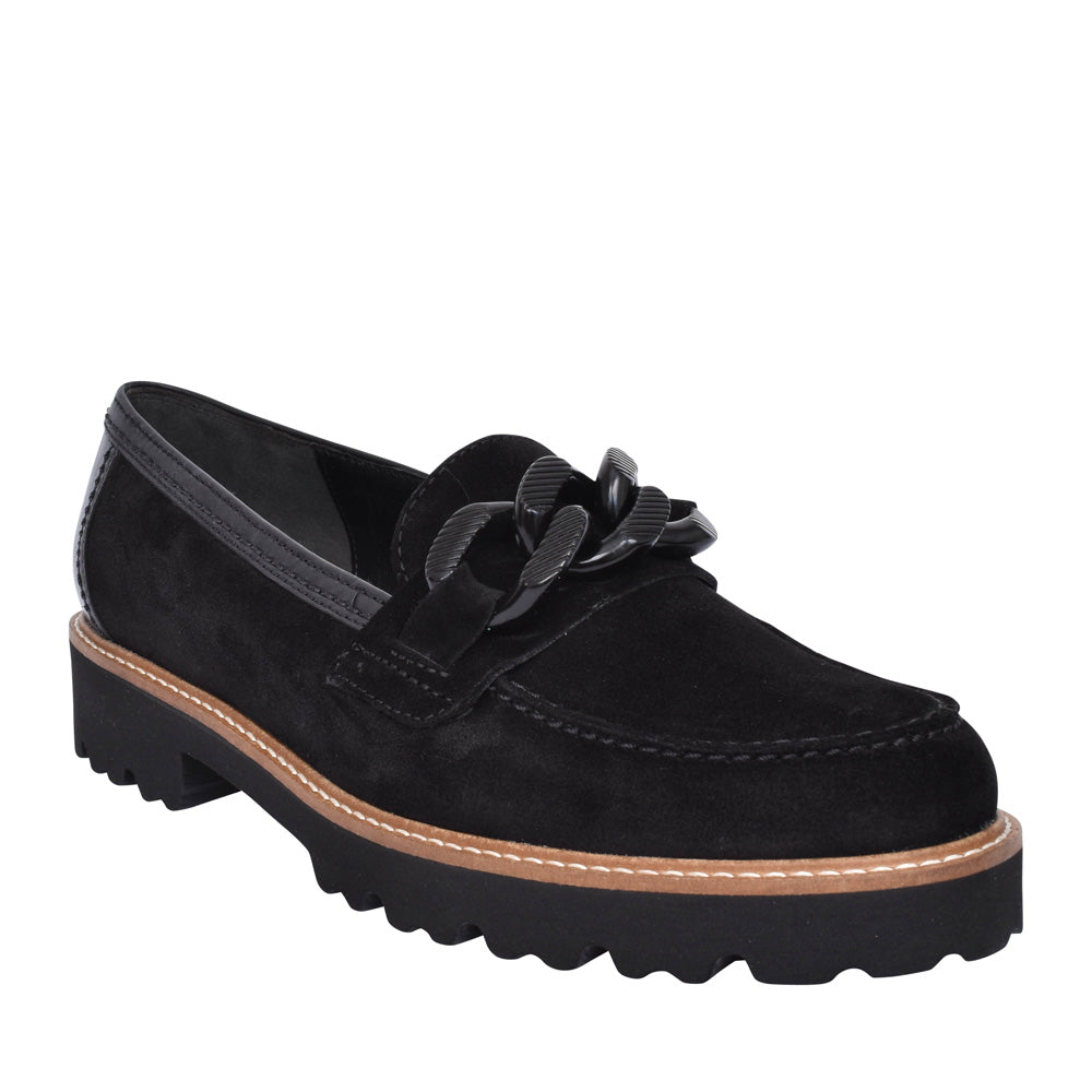Ladies 95.241 Daisy Chunky Slip On Shoe In Black