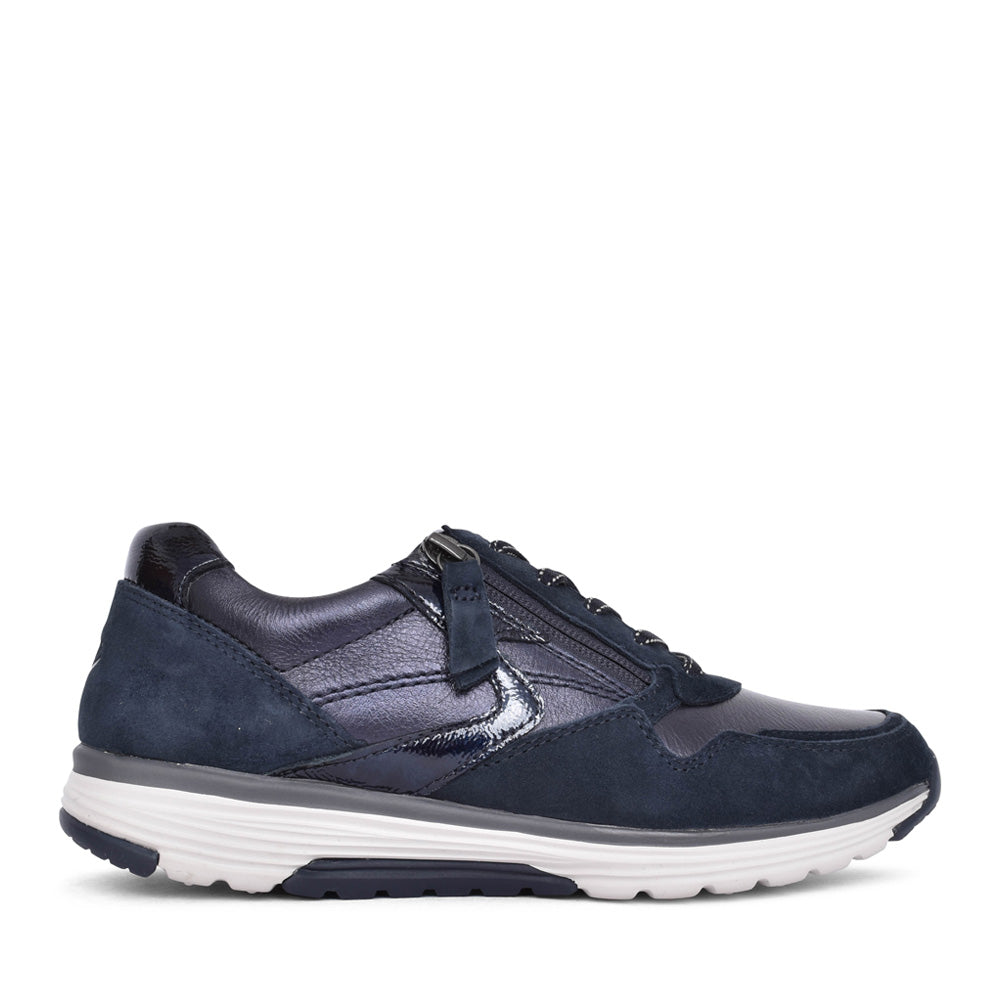 Ladies  Haley 96.978 Laced Trainer In Navy