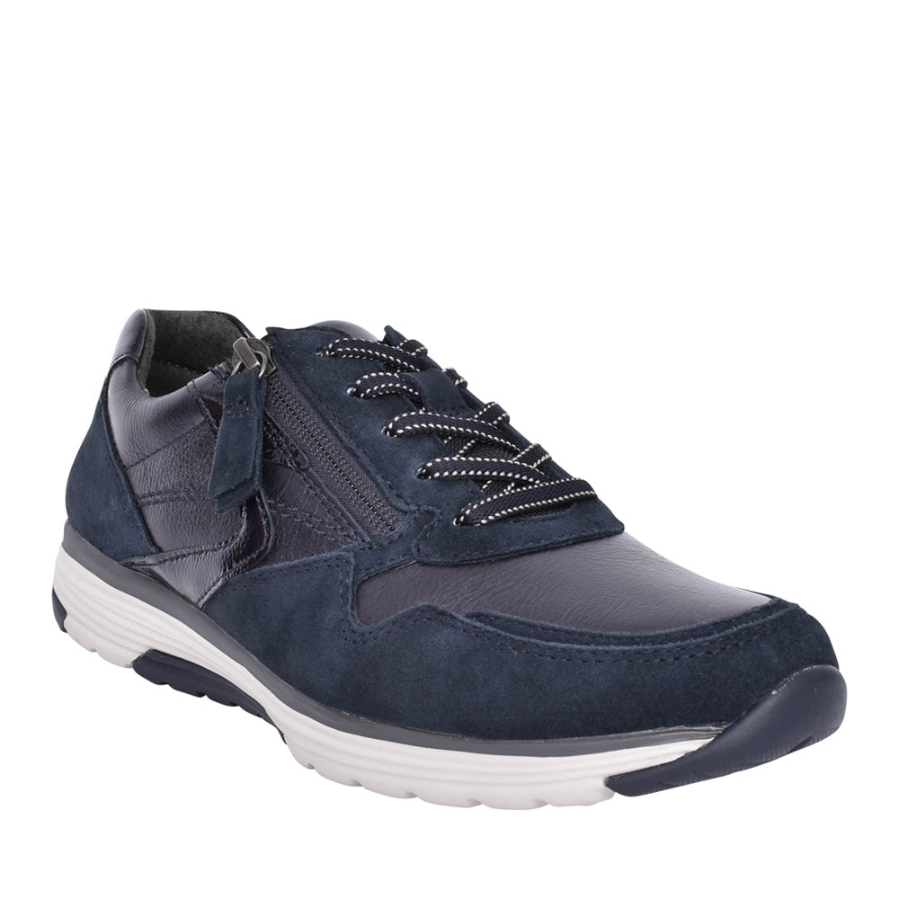 Ladies  Haley 96.978 Laced Trainer In Navy