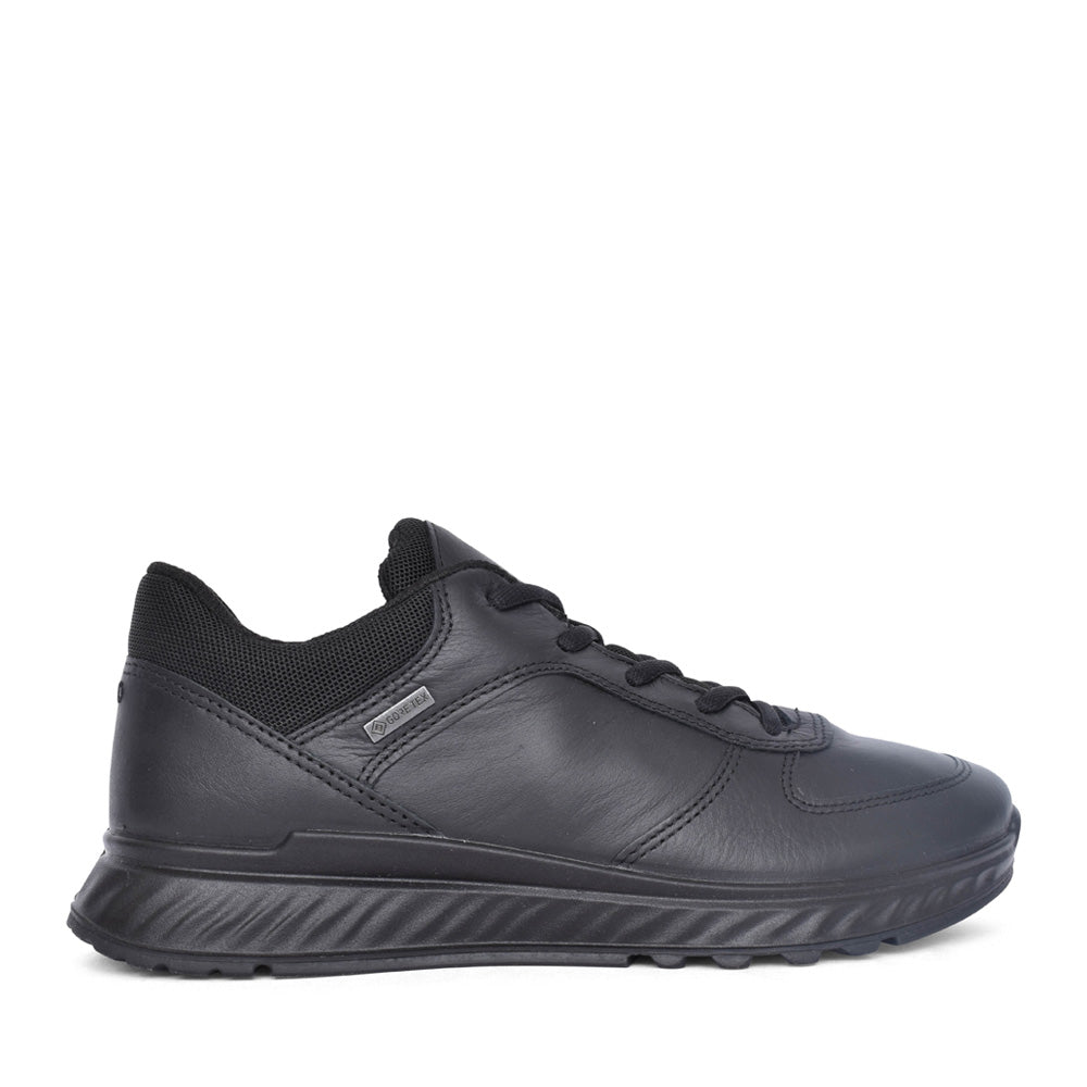 Ladies Exostride 835303 Laced Trainer In Black