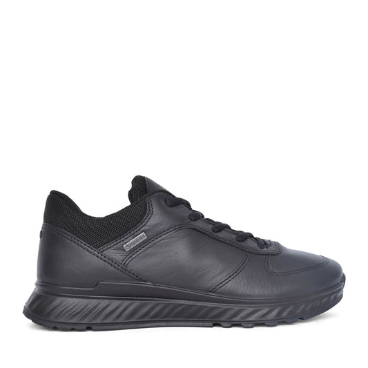 Ladies Exostride 835303 Laced Trainer In Black