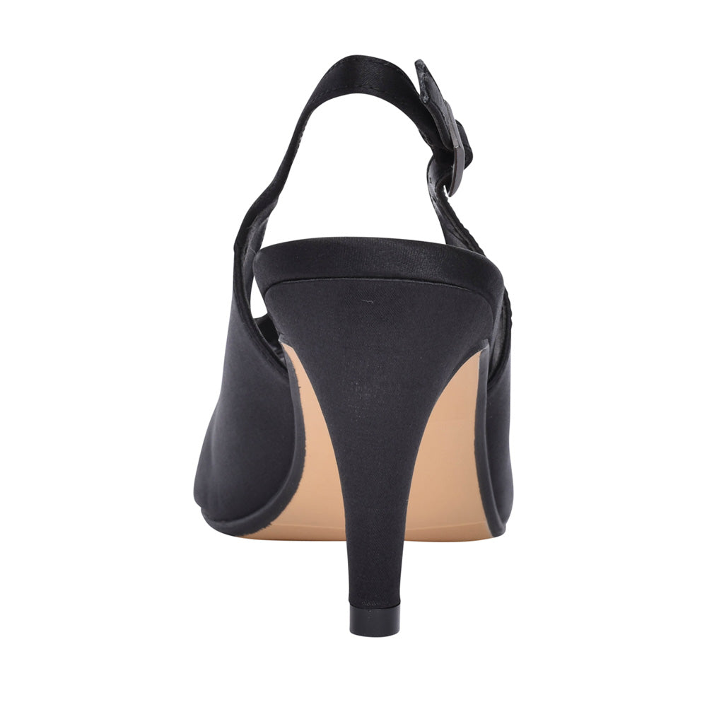 Ladies Flr039 Ankara  Sling-back Heel In Black
