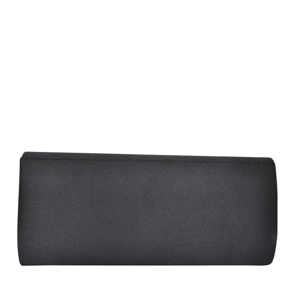 Ladies Zlr039 Ankara Clutch Bag In Black
