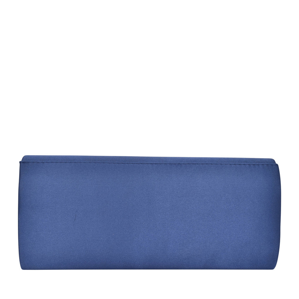 Ladies Zlr039 Ankara Clutch Bag In Navy