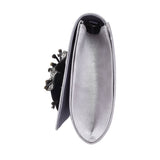 Ladies Zlr039 Ankara Clutch Bag In Grey