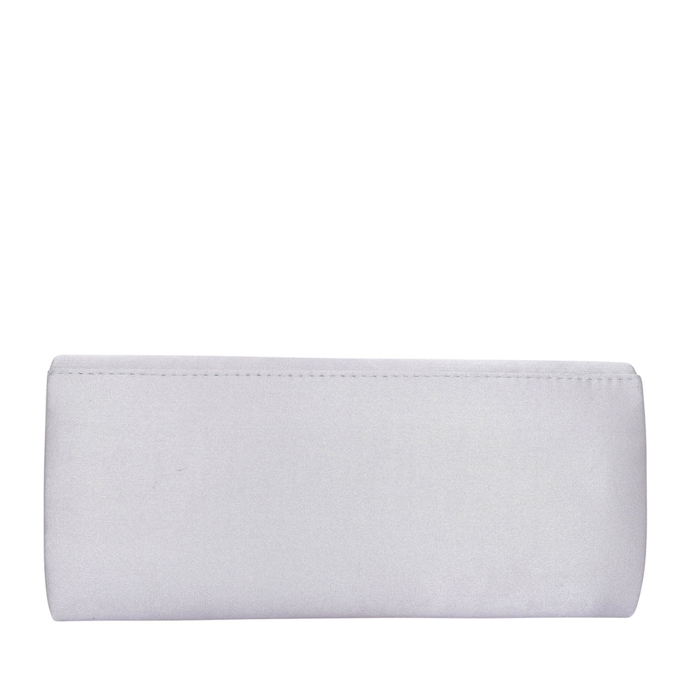 Ladies Zlr039 Ankara Clutch Bag In Grey