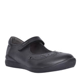 Girls 221280 Mercedes Mary-jane Shoe In Blk Leather