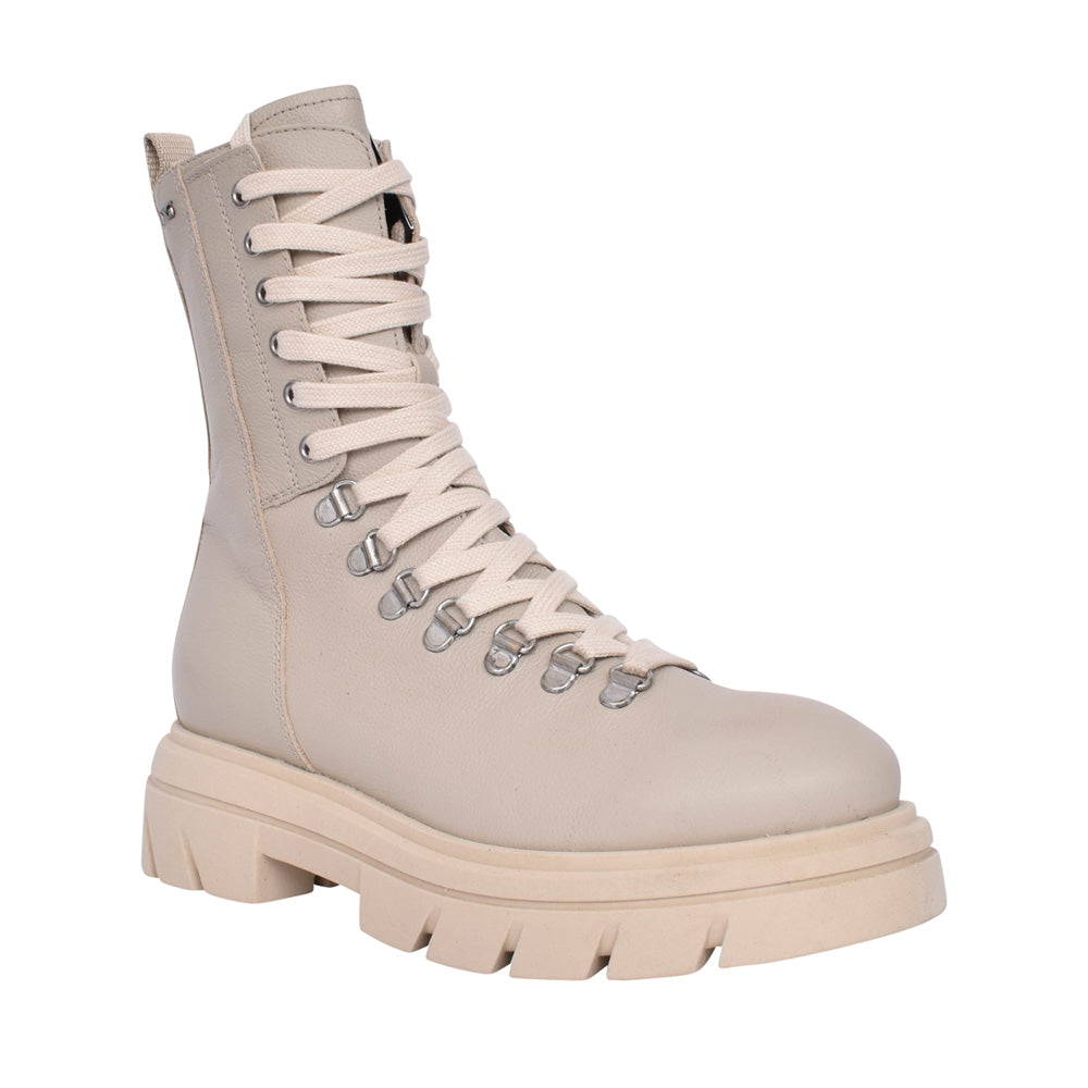 Ladies 206087 Calf Boot In Taupe