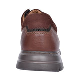 Mens Un Brawley Lace Leather H-fit Shoe In Brown