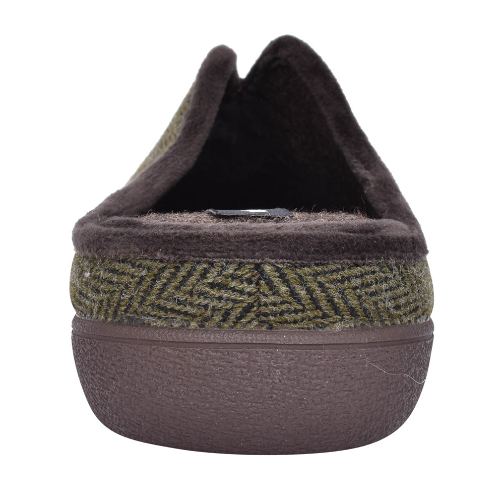 Mens Albert Mule Slipper In Khaki