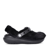 Unisex 207303 Fluffy Clog Slipper In Black