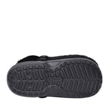 Unisex 207303 Fluffy Clog Slipper In Black