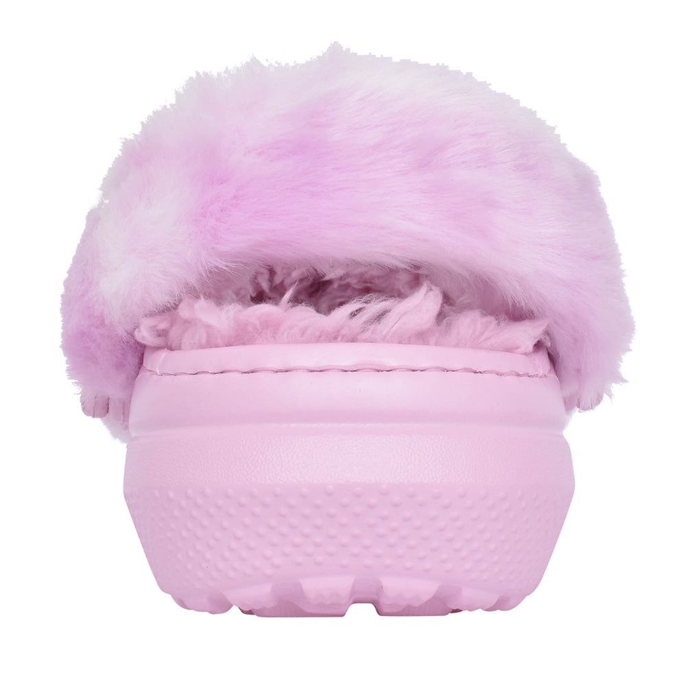 Unisex 207303 Fluffy Clog Slipper In Pink