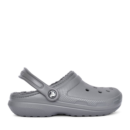 Unisex 203591 Classic Fuzz-lined Clog In Grey