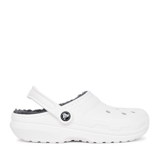 Unisex 203591 Classic Fuzz-lined Clog In White