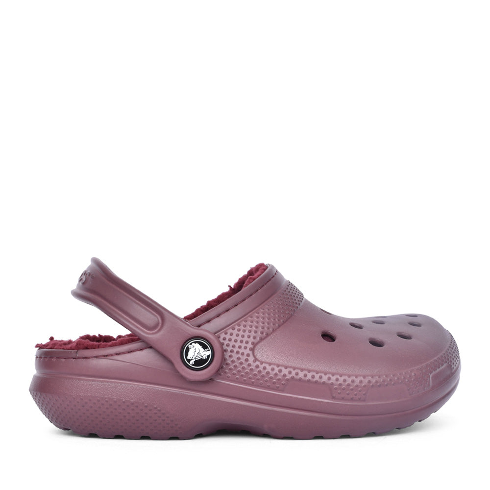 Unisex 203591 Classic Fuzz-lined Clog In Wine