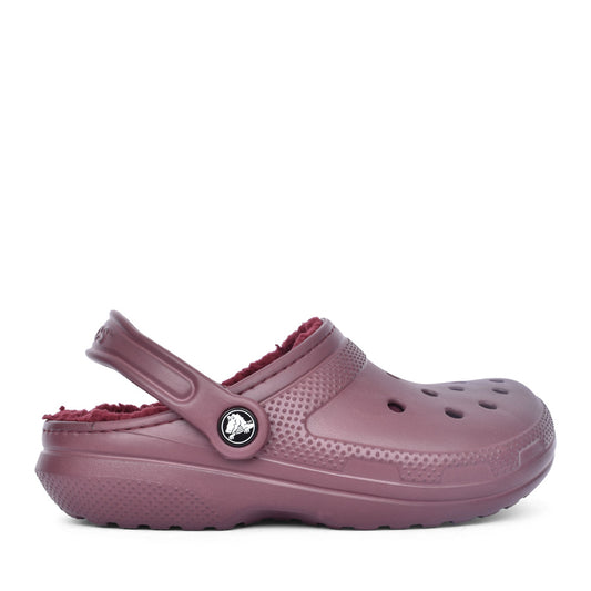 Unisex 203591 Classic Fuzz-lined Clog In Wine