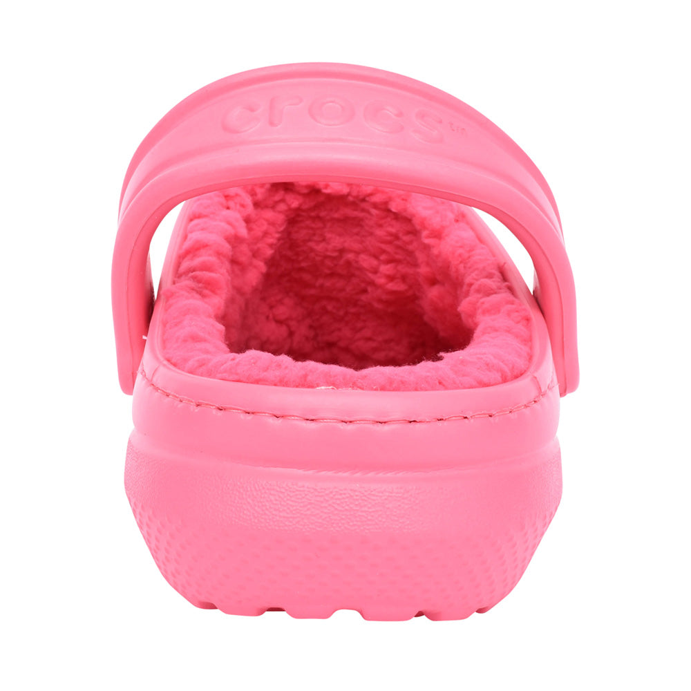 Unisex 203591 Classic Fuzz-lined Clog In Hot Pink
