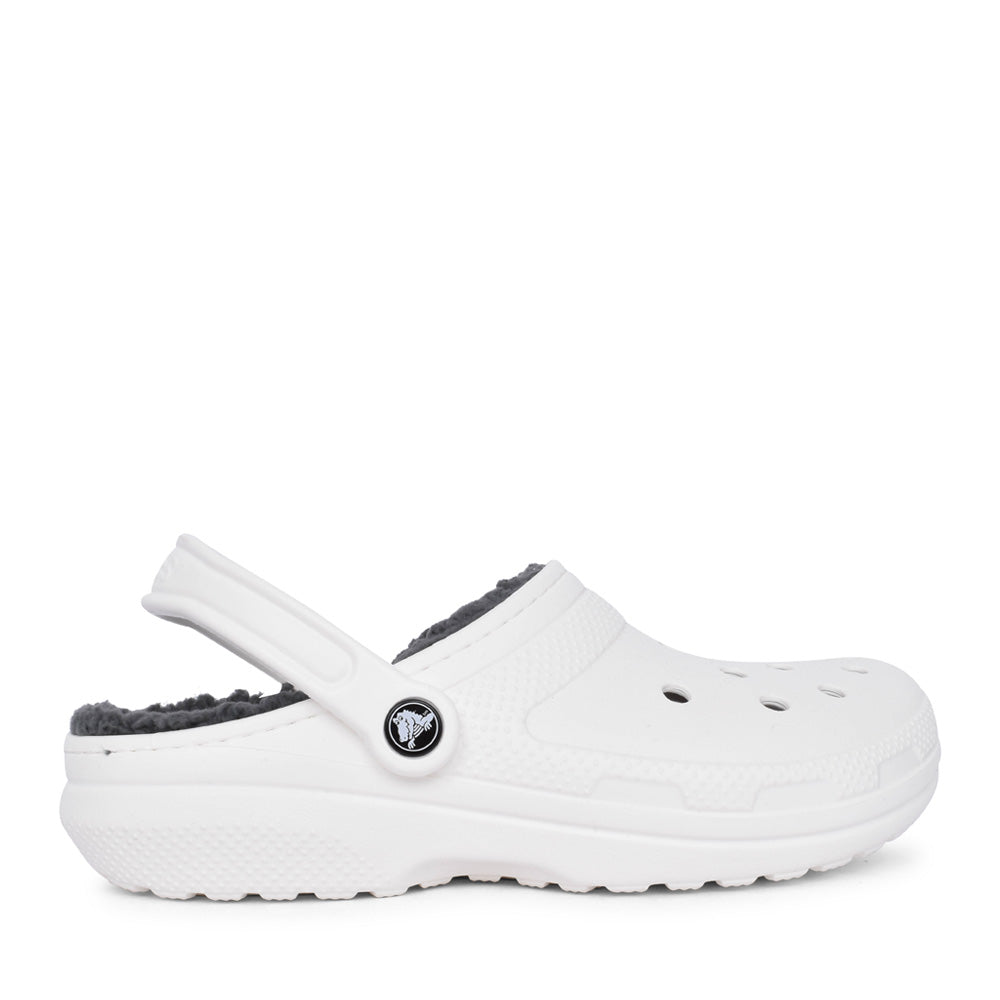 Unisex 203591 Classic Fuzz-lined Clog In White