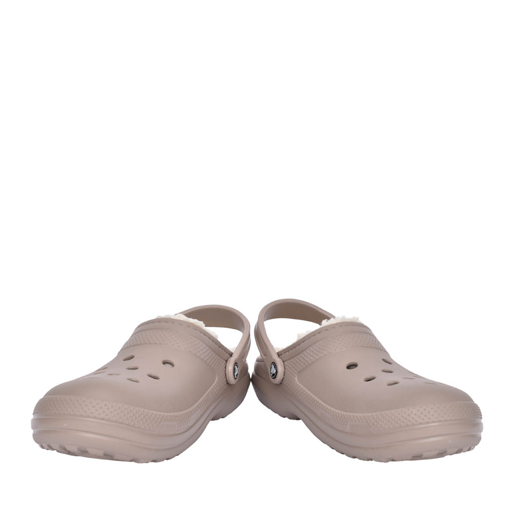 Unisex 203591 Classic Fuzz-lined Clog In Taupe