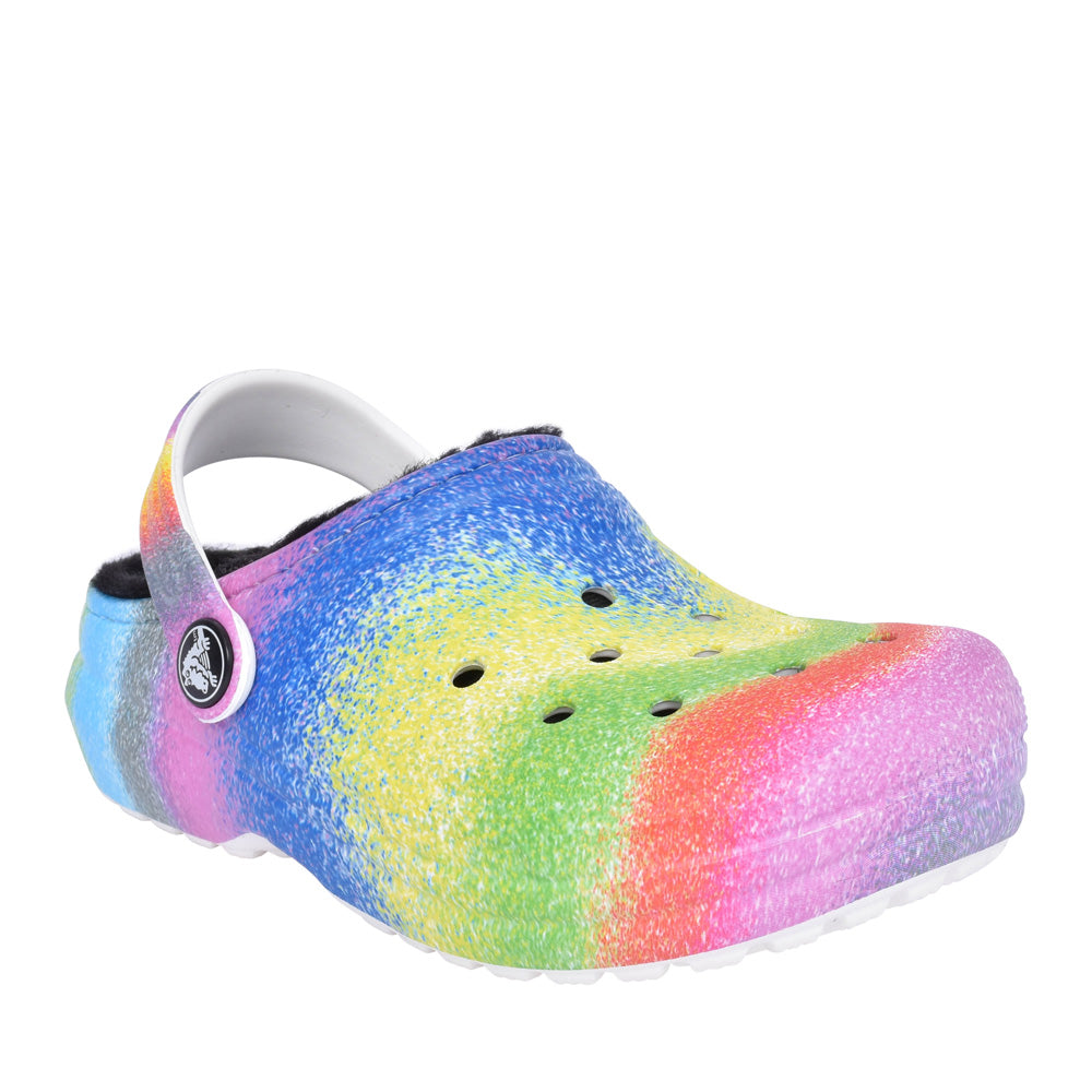Unisex 208081 Classic Lined Slipper In Rainbow