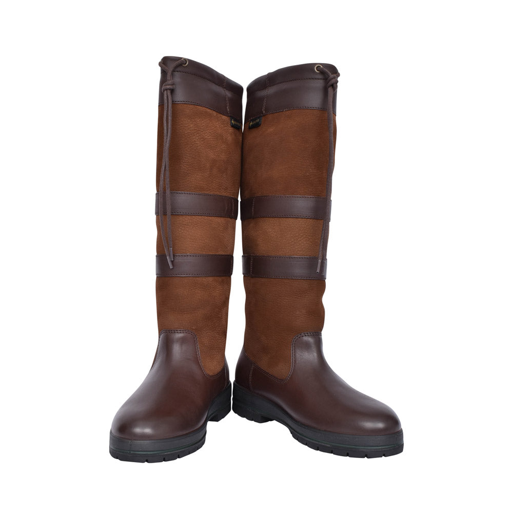 Unisex Galway Slim Fit Leather Country Boot In Walnut