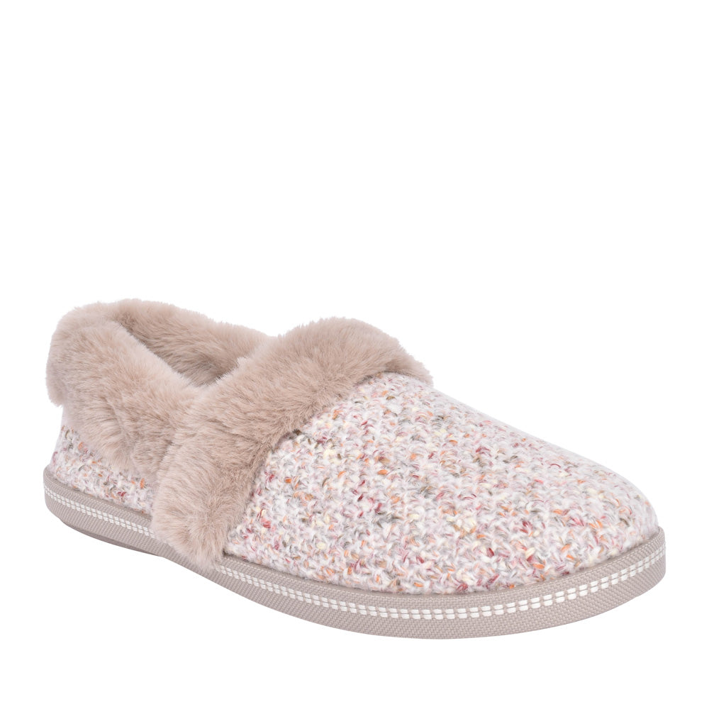Ladies 167629 Cozy Campfire Slipper In Taupe