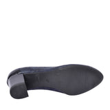 Ladies 5527 G-fit Low Heel Court Shoe In Navy