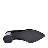 Ladies 5671 G-fit Medium Heel Court Shoe In Black