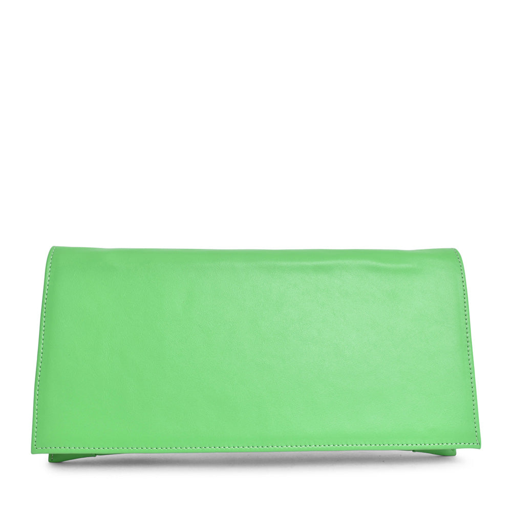 Ladies 002 Clutch Bag In Green