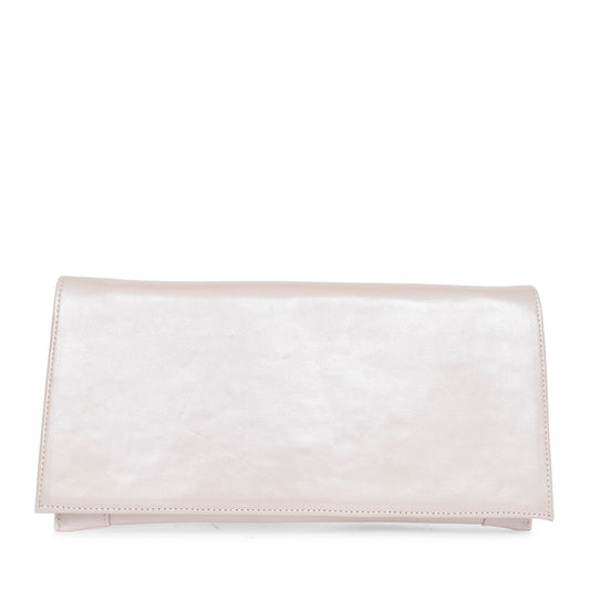 Ladies 0002-p Clutch Bag In Beige
