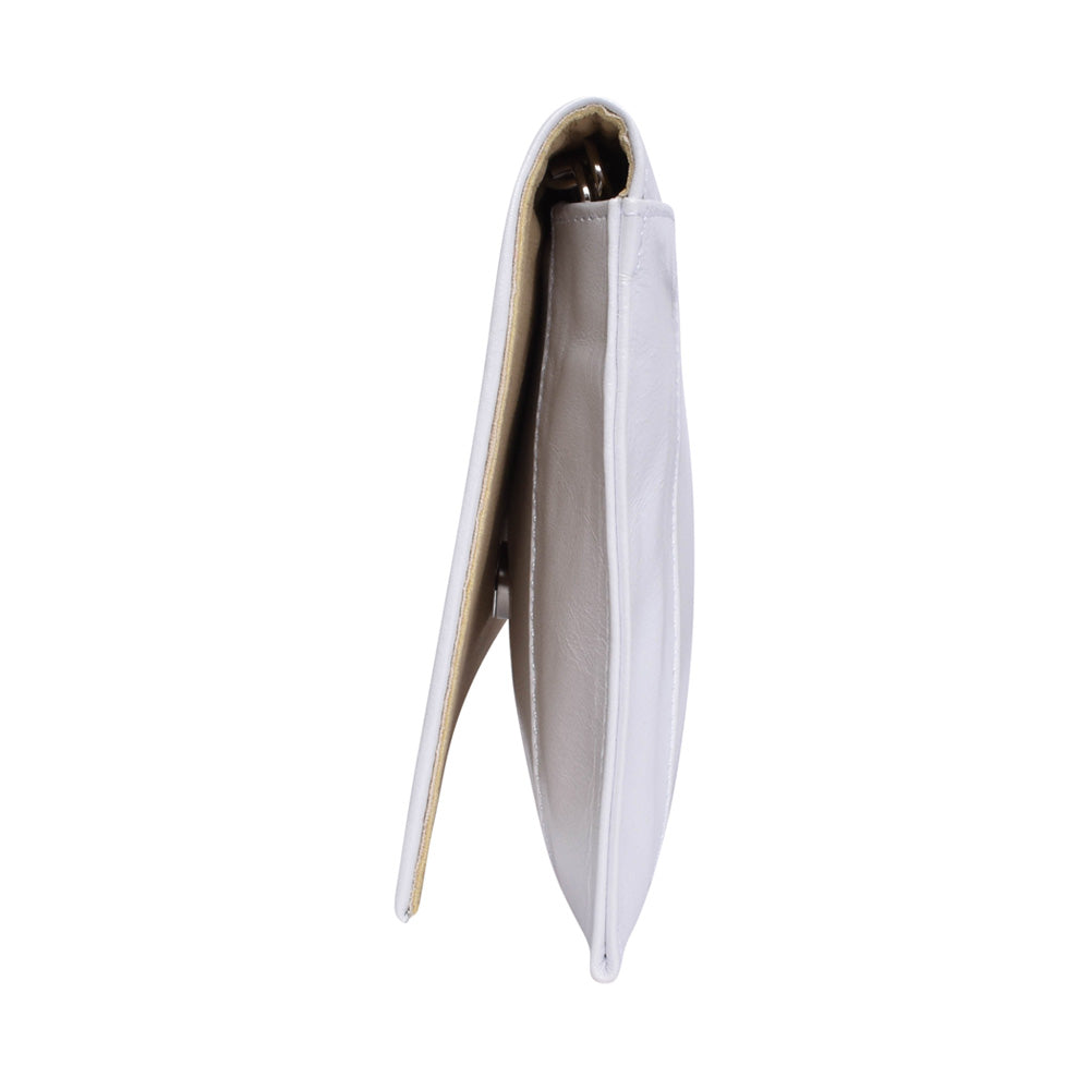 Ladies 002 Clutch Bag In White