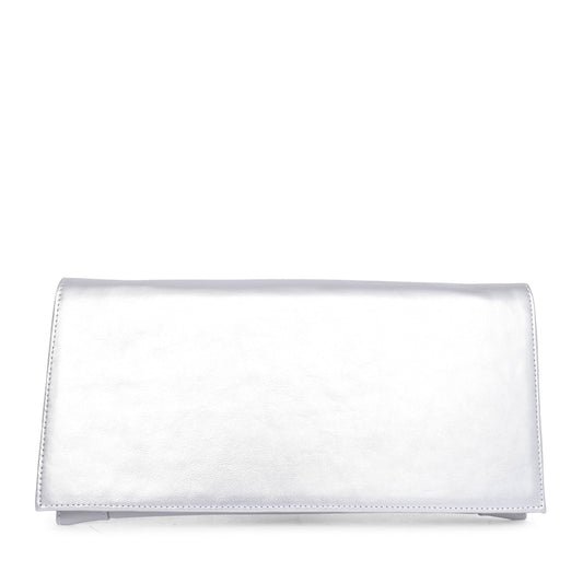 Ladies 0002-p Clutch Bag In Platino