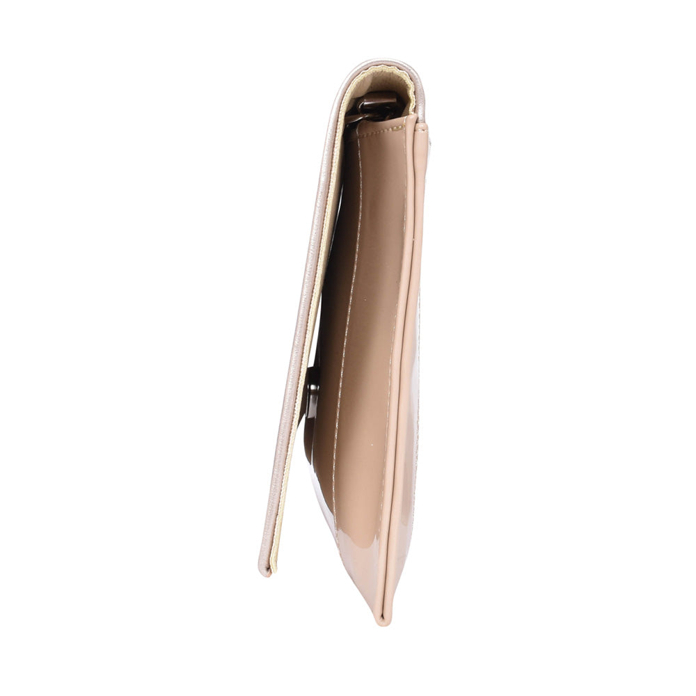 Ladies 0002 2244+0001 Clutch Bag In Metallic
