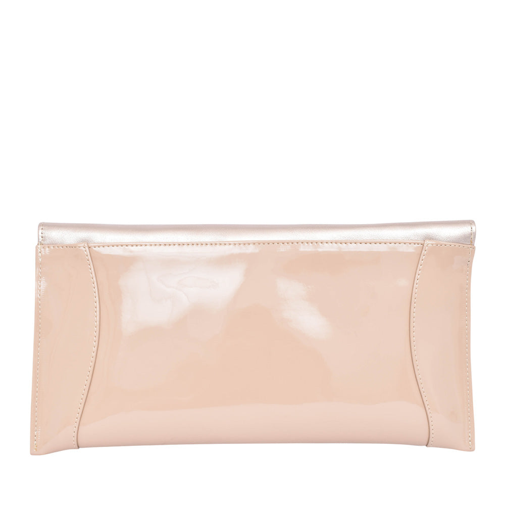 Ladies 0002-p Clutch Bag In Metallic