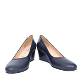 Ladies 5899 G-fit Wedge Court Shoe In Navy