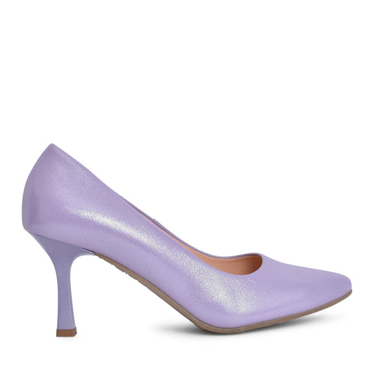 Ladies 6178 G-fit Medium Heel Court Shoe In Lavender