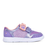 Girls Ath Horn T Purple Interest Velcro Shoe In Kids F Fit