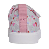 Girls City Bright T Cotton Canvas Velcro Shoe In Kids F Fit
