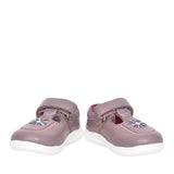 Girls Crest Prom T Dusty Pink Leather Shoe In Kids G Fit