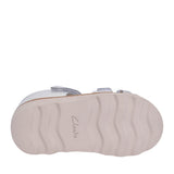 Girls Crown Beat White Patent Sandal In Kids F Fit
